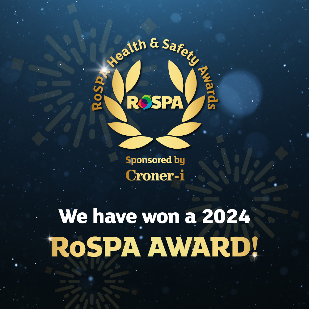 We've won a 2024 RoSPA award
